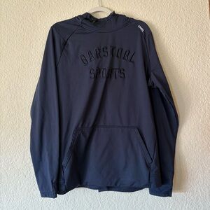 Mens UNRL Navy Blue Barstool Sports Hoodie Size Large